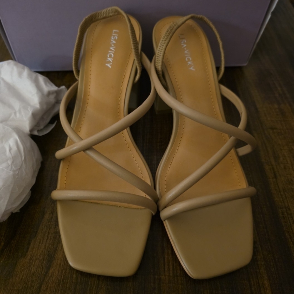 Tan Wedge Heels